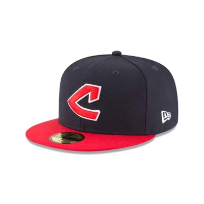 Sapca New Era Cleveland Indians MLB 1973 Cooperstown Wool 59FIFTY Fitted - Albastri